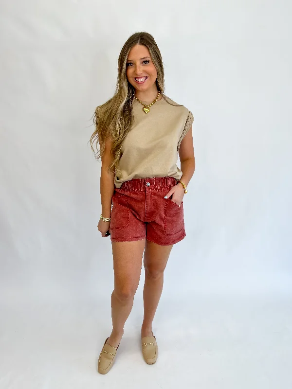 The Best Deals Won’t Wait!The Best Deals Won’t Wait!Anywhere Braided Sleeve Top - Taupe