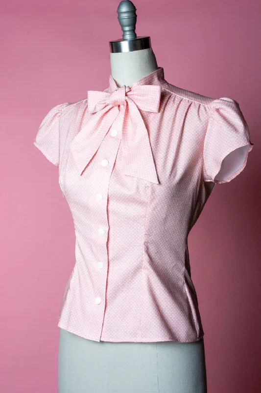 Get Ready to Save!Get Ready to Save!Estelle Blouse - Polka Dot, Pink