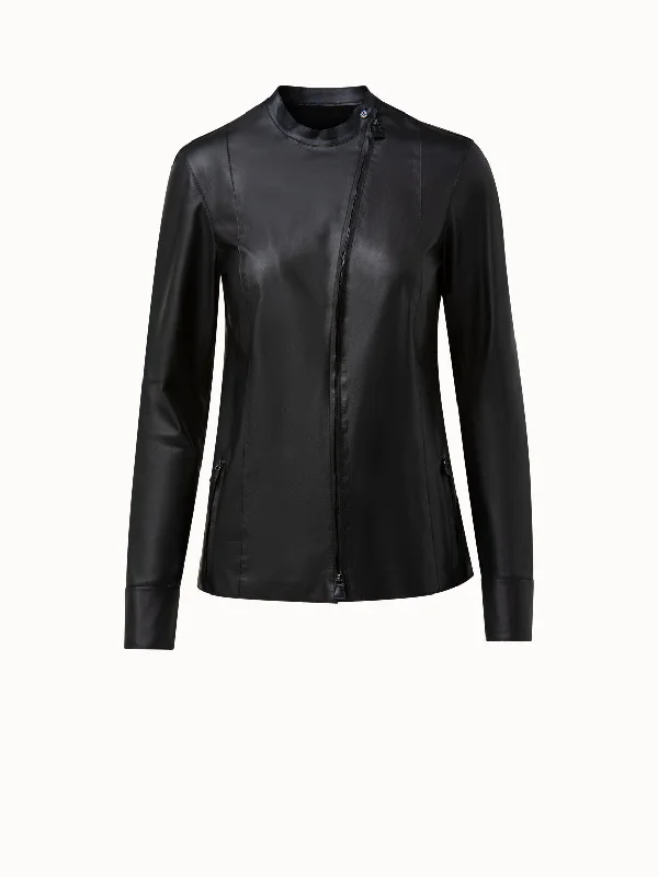 Your Dream Deal is Here!Your Dream Deal is Here!Lamb Nappa Leather Blouse Jacket