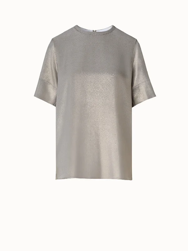 Your Favorite Sale is Back!Your Favorite Sale is Back!Oversize T-Shirt Blouse in Silk Lurex