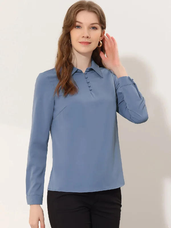 Savings You Can’t Ignore!Savings You Can’t Ignore!Office Blouse Point Collar Popover Chiffon Long Sleeve Shirt Savings You Can’t Ignore!Savings You Can’t Ignore!Office Blouse Point Collar Popover Chiffon Long Sleeve Shirt
