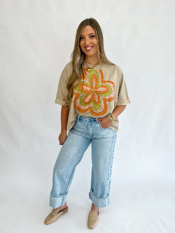 Limited Deals, Unlimited Savings!Limited Deals, Unlimited Savings!Petal Patch Top - Khaki