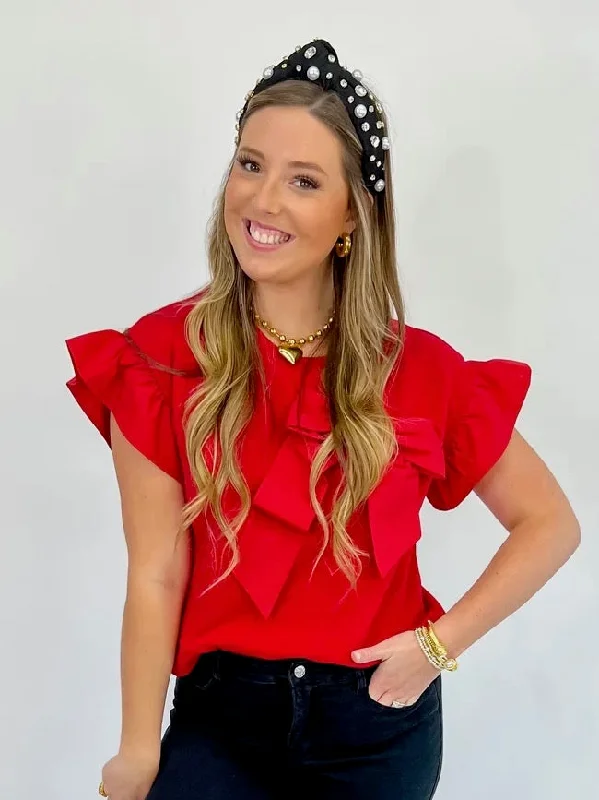Savings You Can’t Ignore!Savings You Can’t Ignore!Ribbons And Bows Top-Red