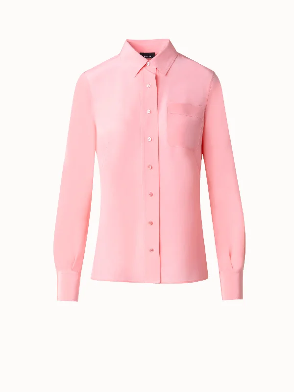 More Discounts, More Joy!More Discounts, More Joy!Silk Crêpe Shirt Blouse