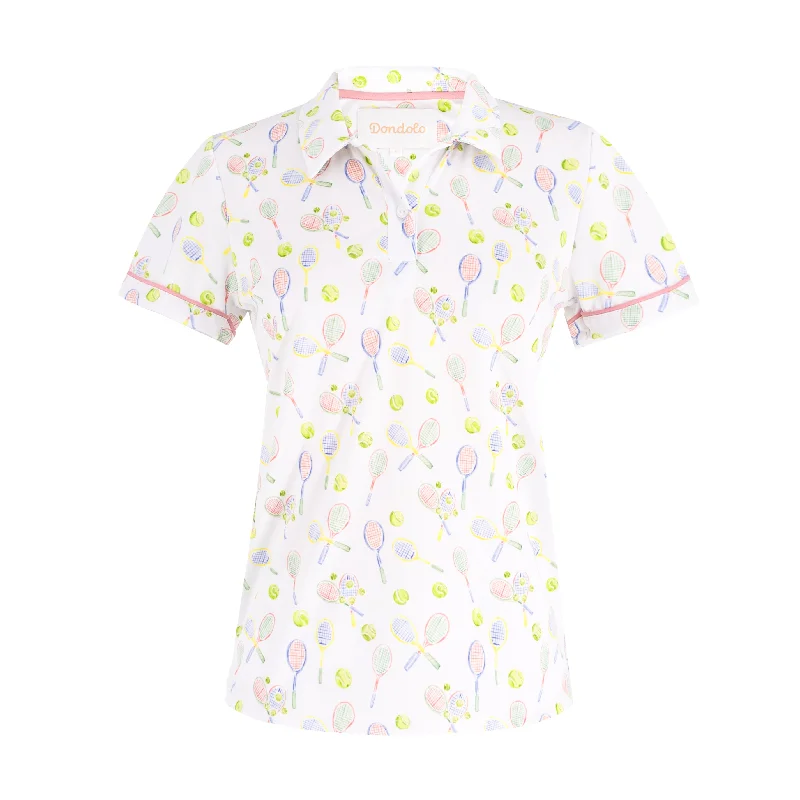 Limited Edition, Limited Price!Limited Edition, Limited Price!Simona Women’s Top - Racket Print