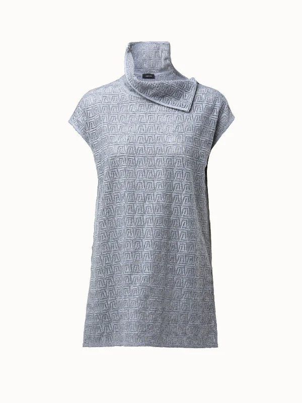 Crazy Discounts Inside!Crazy Discounts Inside!Tunic Maze Embroidery Cowl Neck Cap Sleeve Blouse