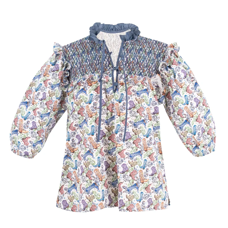 Hot Deals You Can’t Resist!Hot Deals You Can’t Resist!Women's Lizzie Shirt - Boots Print