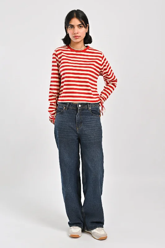 Buy More, Pay Less!Buy More, Pay Less!STRIPED TEE WITH TIE DETAIL