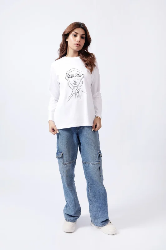 Shop Smart, Save Big!Shop Smart, Save Big!OVERSIZED EMBROIDERED TEE