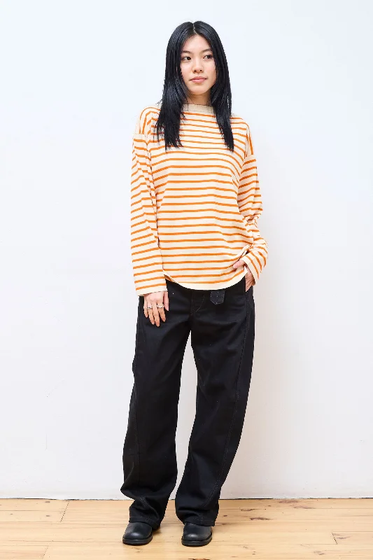 Save More Than Ever!Save More Than Ever!Boatsman Raw Cotton/Orange Stripe