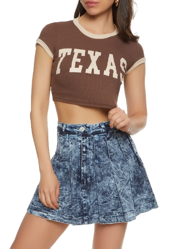 Hurry! While Supplies Last!Hurry! While Supplies Last!Ribbed Texas Cropped Graphic Tee Hurry! While Supplies Last!Hurry! While Supplies Last!Ribbed Texas Cropped Graphic Tee
