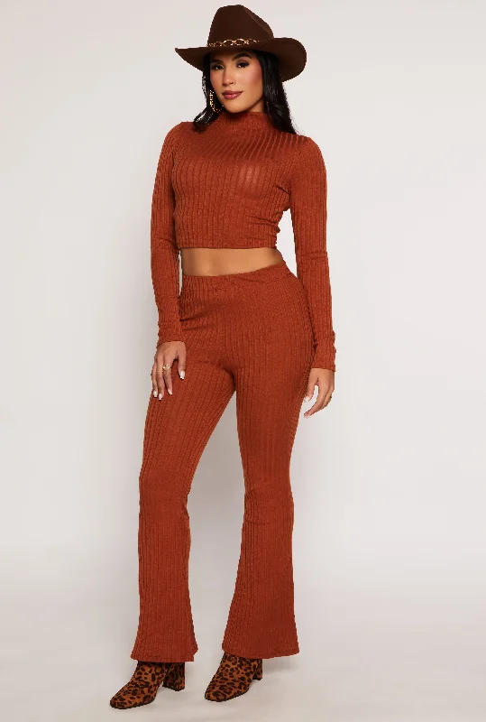 Limited Edition, Limited Price!Limited Edition, Limited Price!Ribbed Knit Mock Neck Crop Top
