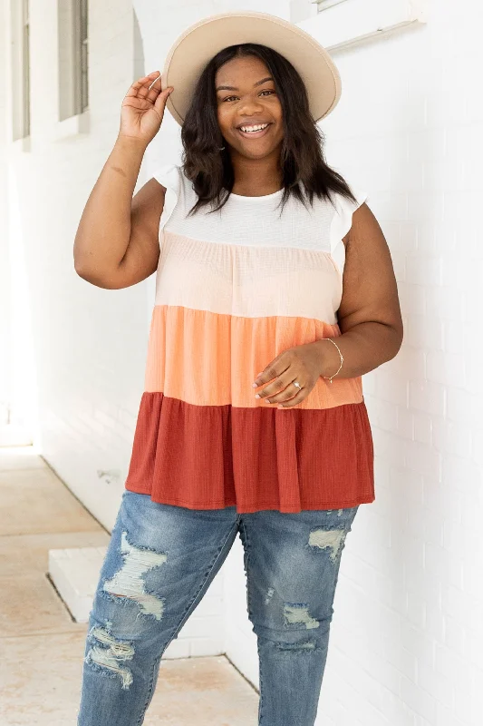 Snag the Best Prices Now!Snag the Best Prices Now!Running Through Love Top, Coral